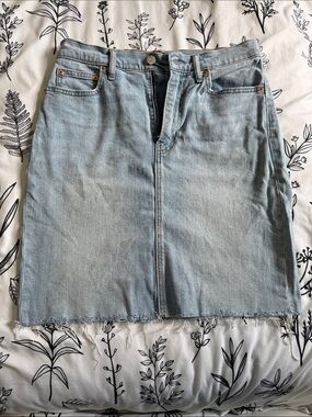GAP Light Blue Denim Mini Skirt